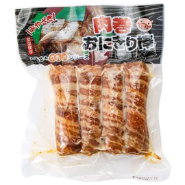 Miyazaki N Foods Meat Roll Rice Ball Stick, 1 Bag (1.8 oz (50 g) x 4 Bottles x 3