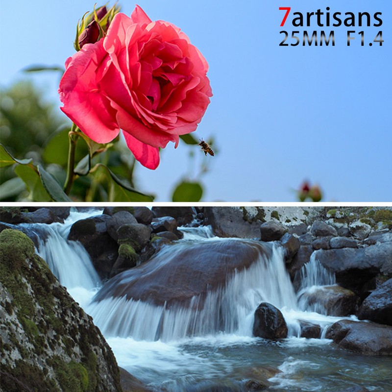 25mm F1.8 Manual Focus Lens for Fuji FX Mount Black