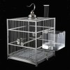 CuteHairy Transparent Acrylic Bird Bath Box with Hook,Thickened Hanging Water