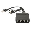 Ethernet Splitter 1 to 3 High Speed 1000Mbps 3 Devices