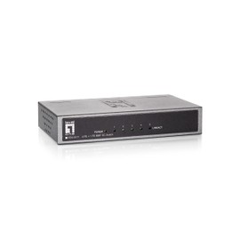 Level One FEU-0511 4-Port Fast Ethernet Switch with 100BaseFX SC Port