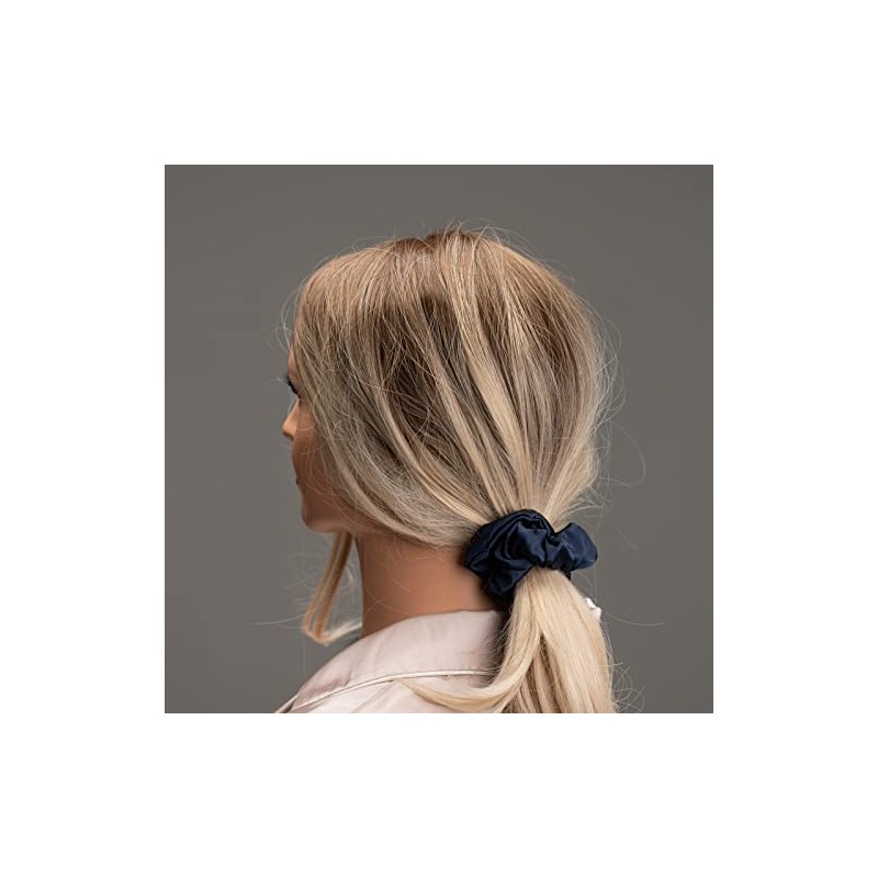 Silmer Paquete de 3 coleteros de seda para cabello grueso,