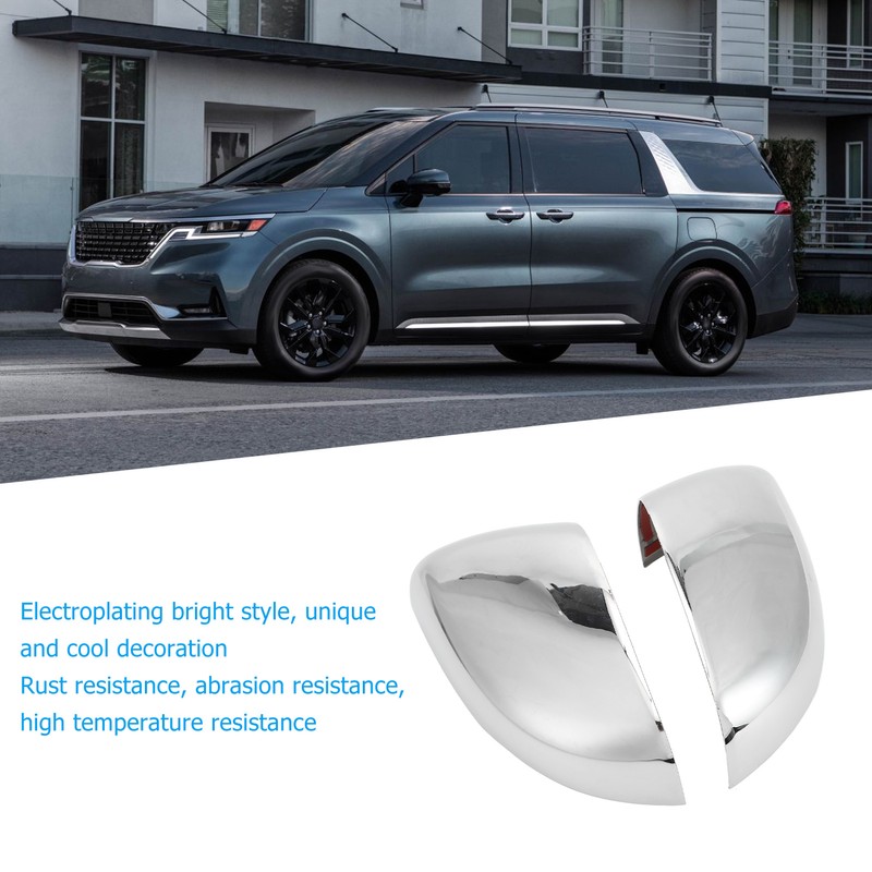 Rear View Mirror Shell Cover Electroplating Bright Style Glossy Rust