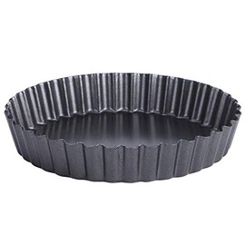 Molde para pastel redondo Bandeja para Hornear Redonda Antiadherente de Acero al Carbono con Base Removible, 9 Pulgadas, Ideal para Pizza, Pastel y As