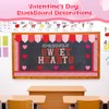 Mooliwe 61 Pcs Valentine's Day Bulletin Board Decorations Valentines Day