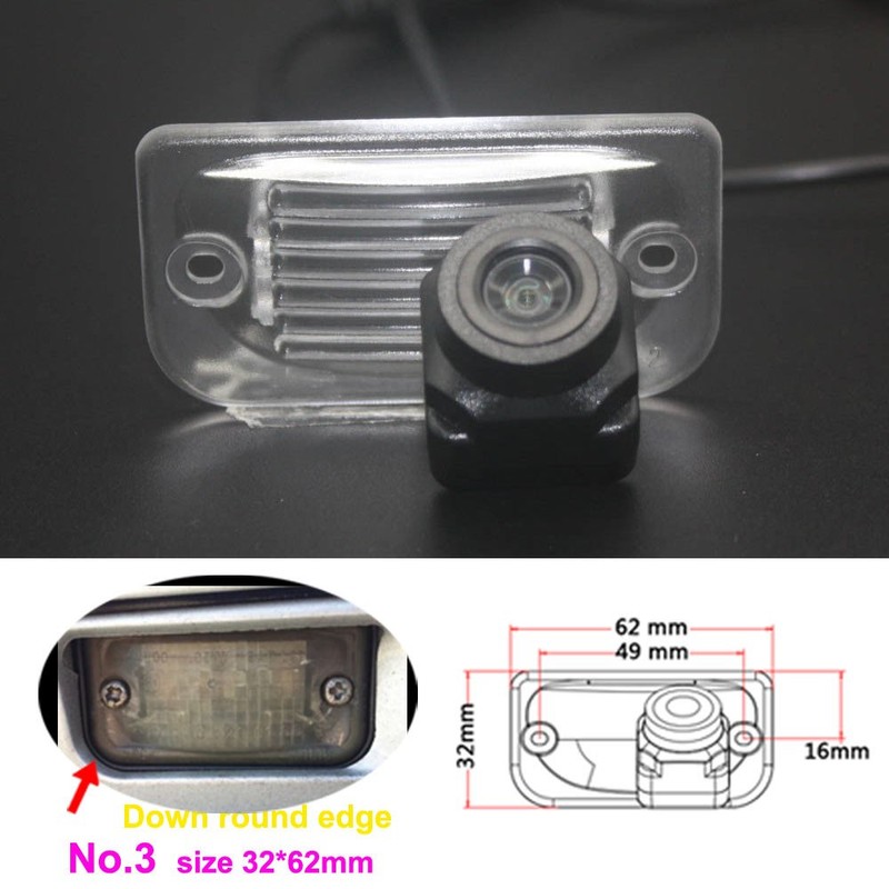 Navinio Backup Camera Waterproof Rear-View License Plate Rear Reverse Parking