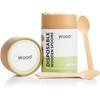 Disposable Wooden Spoons 6" 100 Pcs - Compostable Utensils alternative