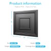 STICKGOO Black Drop Ceiling Tile 2ft x 2ft, Ceiling Panel