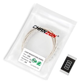 Chanzon 100pcs 1206 SMD Resistor 0Ω Ohm 1/4W 0.25W ±1% Tolerance Thick Film 0R SMT Chip Resistors Rohs Certified