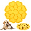Dog Silicone Snuffle Mat, Pet Food Flower Design Slow Feeder
