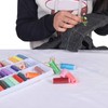 AIMALL 50 Rolls Polyester Colours Sewing Thread Box Kit Set