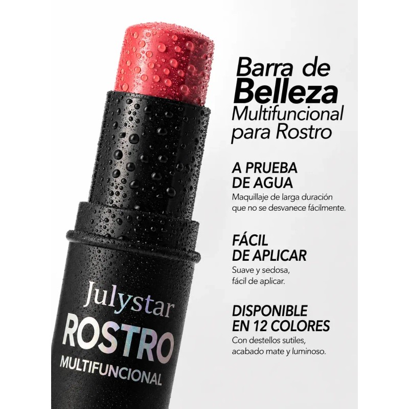 Rubor En Barra 3 En 1 Contorno Iluminador Waterproof 7g