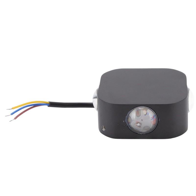 4 Sided Luminous Wall Lamp Double Head Waterproof LED White