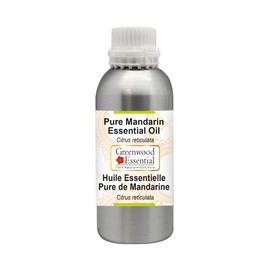 Greenwood Essential Natural Pure Mandarin Essential Oil (Citrus Reticulata) Natural Pure Therapeutic Quality Steam Distilled 300 ml (10 oz)