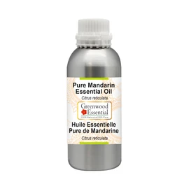 Greenwood Essential Natural Pure Mandarin Essential Oil (Citrus Reticulata) Natural Pure Therapeutic Quality Steam Distilled 300 ml (10 oz)