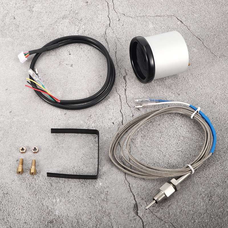 LED Car Exhaust Gas Temp Gauge Ext Temp Meter EGT