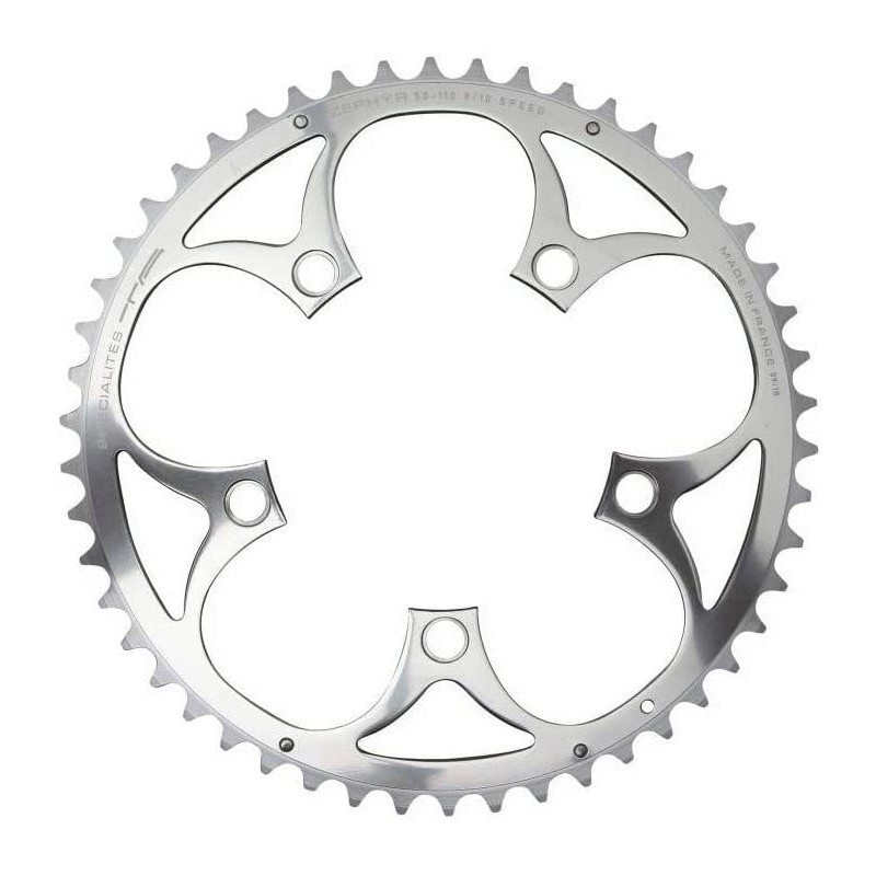 Spécialités TA Zephyr Compact 5-Arm 110pcd 9/10 Speed Chainring, Outer