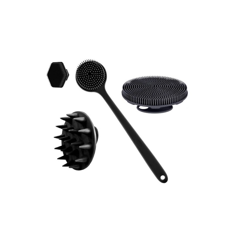 cepillo de silicona para cuerpo - 1 cepillo de limpieza