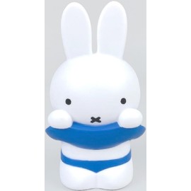 Hassy Top-in Money Box, Miffy, Total Length 5.9 inches (15 cm), Blue Figure, Soft Vinyl MF-8241
