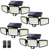 Tuffenough Solar Outdoor Lights 2500LM 210 LED Security Lights with