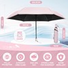 ZOMAKE Travel Folding Umbrella Auto Open Close - Compact Memory