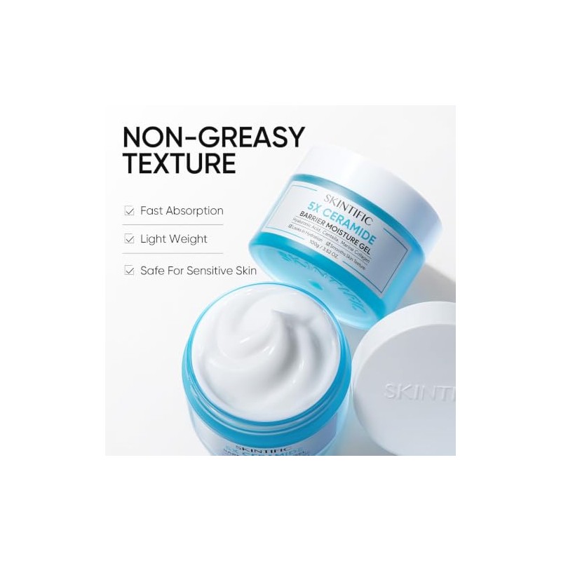 Skintific Crema Hidratante Facial con Ceramidas 5X, 100 G