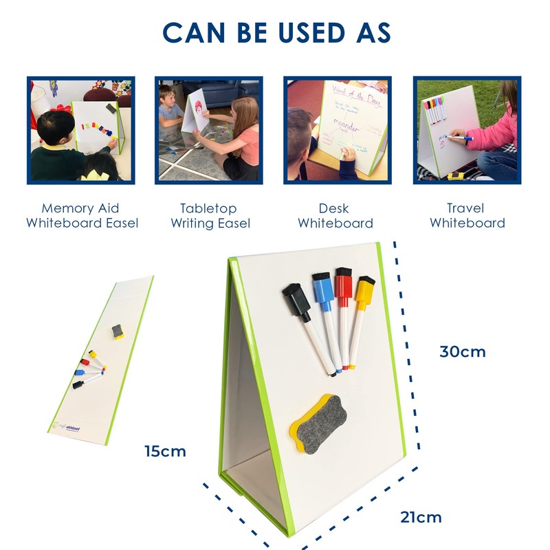Magic Whiteboard Easel for Kids - A4 Foldable Kids Easel
