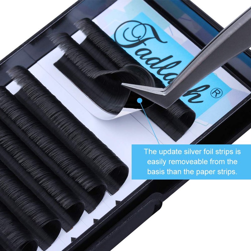 Volume Eyelashes, 0.07 mm Thickness, DD Curl, 10 mm Length,