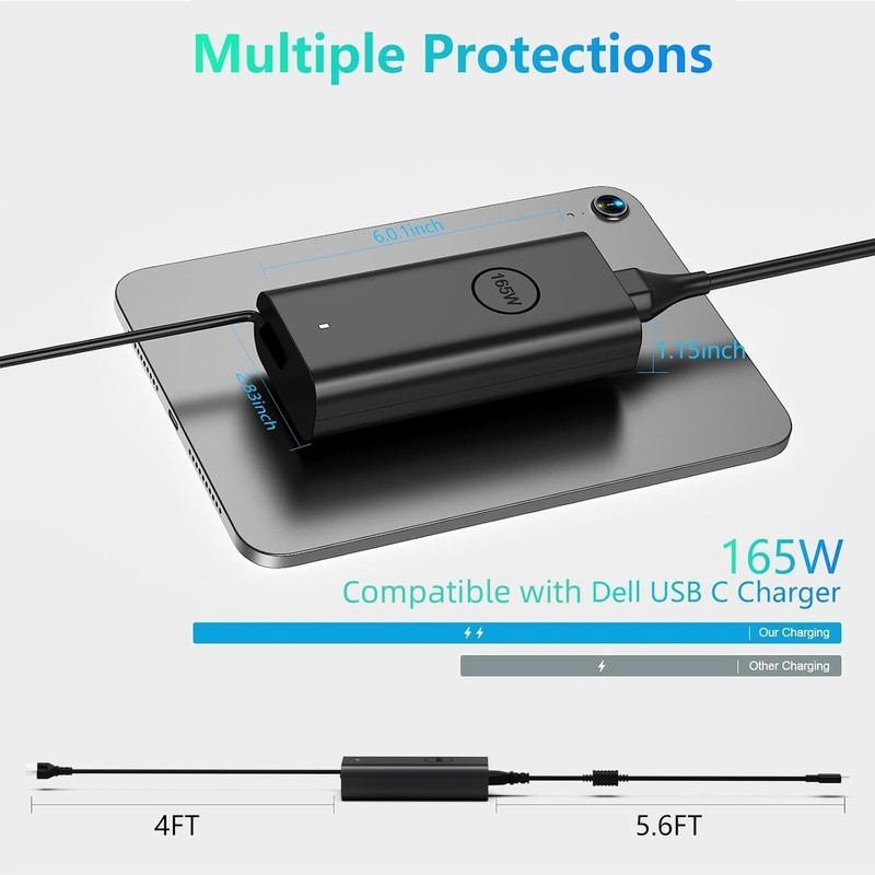 GERVGHS 165W Laptop Charger Compatible with Dell Precision 5680 5690