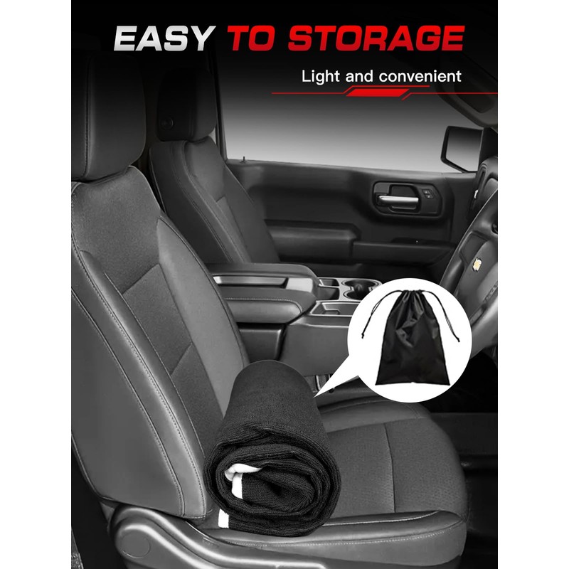 TESFEEL Car Seat Cover Towel, Waterproof Terry Cloth Car Seat