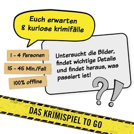 Hidden Games - Under Suspicion: From Killers and Cats - German - Exciting Detective Game, Crime Game