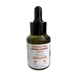 Natural Sunless Tanning Drops for Face ＆ Body -3- Hydrating Bronzing Drops with Hyaluronic Acid & Vitamin E, Buildable Self Tanner for Glowing, Youthful Skin