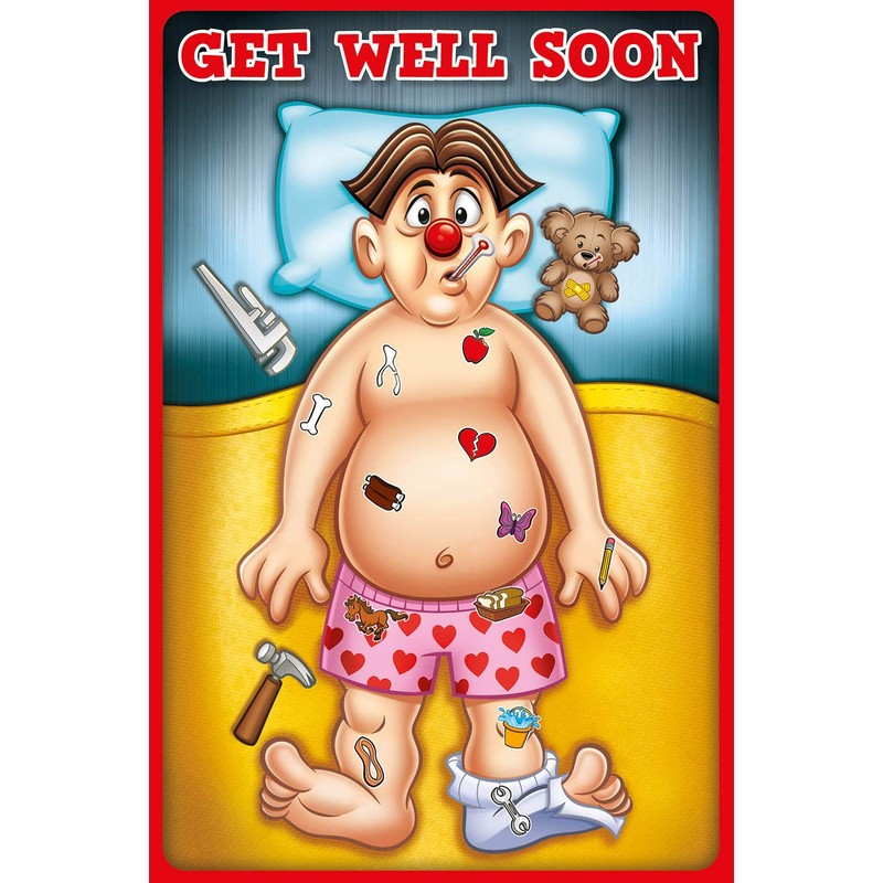 Get Well Soon Operation Greeting Card