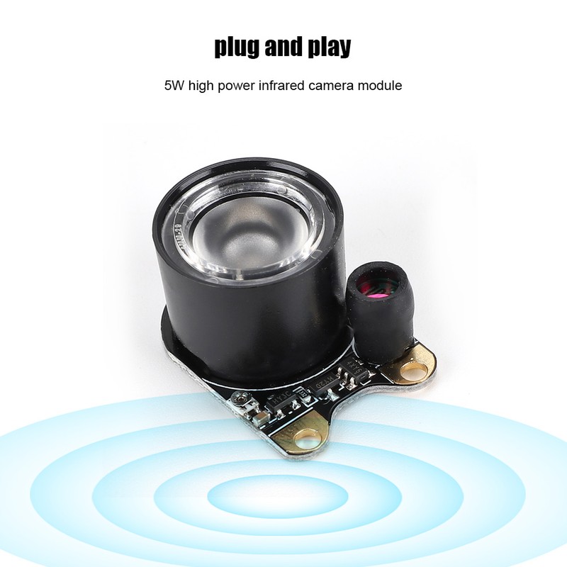 5W Night Vision Camera Module Infrared Light Automatic Monitoring DIY