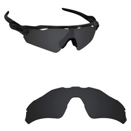 Alphax Stealth Black Polarized Replacement Lenses for Oakley Radar EV Path OO9208