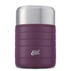 Esbit Majoris Thermal Food Container 600 ml in Aubergine Stainless