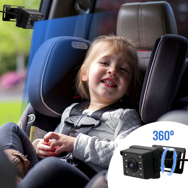 Baby Car Mirror 1080P Baby Camera with 4.3'' IPS Screen