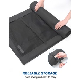 JOYTUTUS Soft Top Window Storage Bag Compatible with Wrangler JK 2/4 Door, Soft Top Window Storage Bag Roll for Wrangler Accessories 1976-2018 CJ YJ TJ JK JKU Waterproof and Wear-Resistant