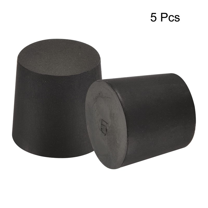 sourcing map Rubber Tapered Plug 23mm to 27mm Solid Test