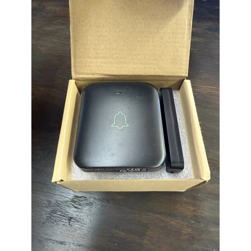 AVANTEK Wireless Door Bell, AVANTEK Mini Waterpoof Doorbell Chime Black