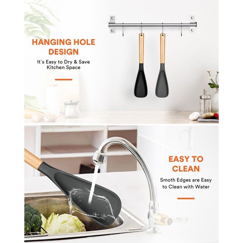Cooking Spoon for Nonstick Cookwares, Great for Cooking and Serving