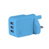 Juice Triple USB port universal mains charger for use with