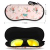 NPOOYI Sunglasses Soft Case, Ultra Light Portable Neoprene Zipper Glasses