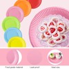 Surflyee 60 Pack Coloured Paper Plates, Birthday Plate, 7 Inch