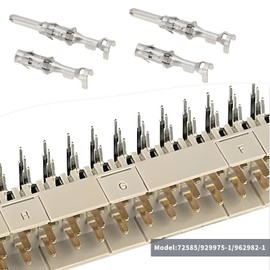 The Lord of the Tools 50pcs 2.5mm Crimpkontakte Automotive Connector Contact Crimp Socket 72585 929975-1 962982-1 Car Repair Contact Pin for DIN AMP Connecting