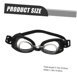 Gatuida 4pcs Mini Swimming Goggles Doll Glasses For Realistic Miniature for Babies Mini Goggle Model Tiny Swim Goggles Plaything Black Plastic