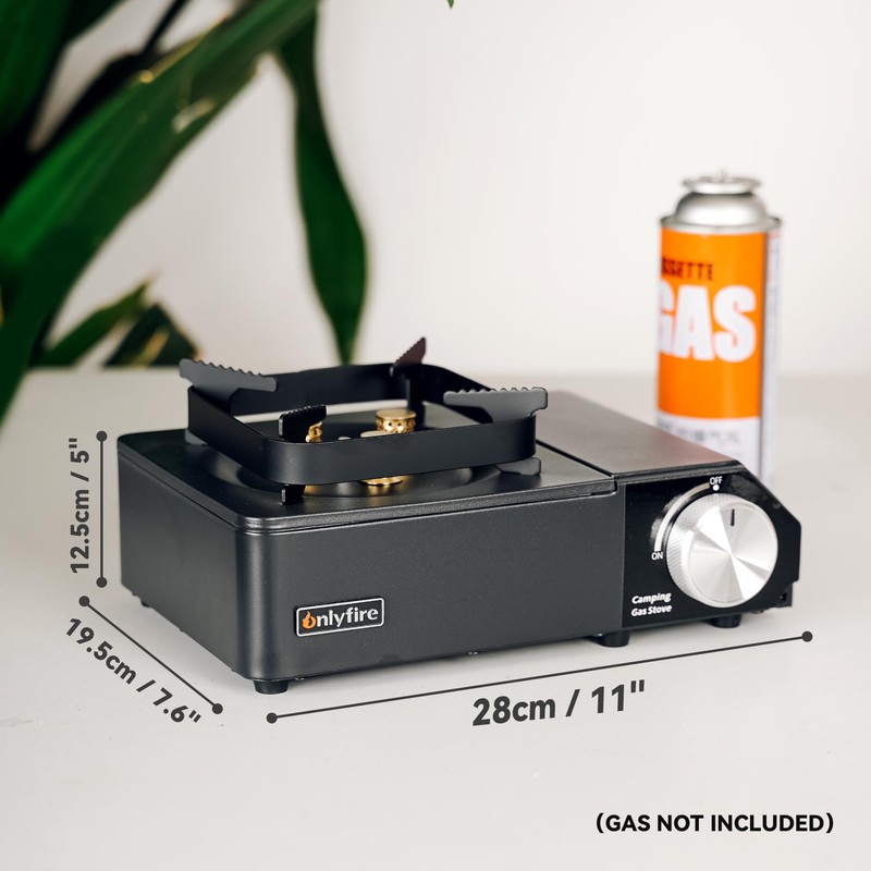 ONLYFIRE Portable Camping Stove with Carrying Case, 4000W Power Butane