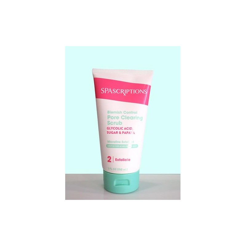 SpaScriptions- Exfoliante limpiador de poros y control de imperfecciones con
