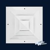 Air Vent Cover HVAC 9 x 9 Inch Neck Size