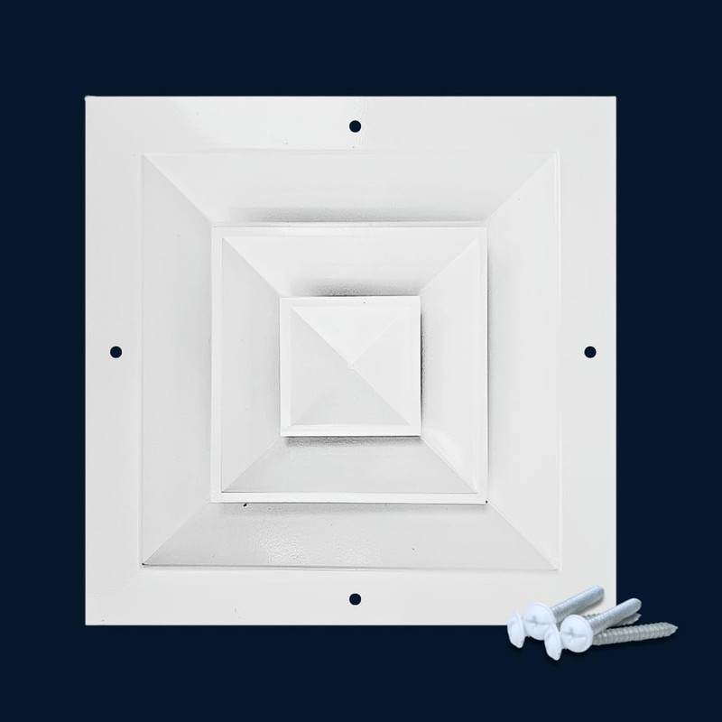 Air Vent Cover HVAC 9 x 9 Inch Neck Size
